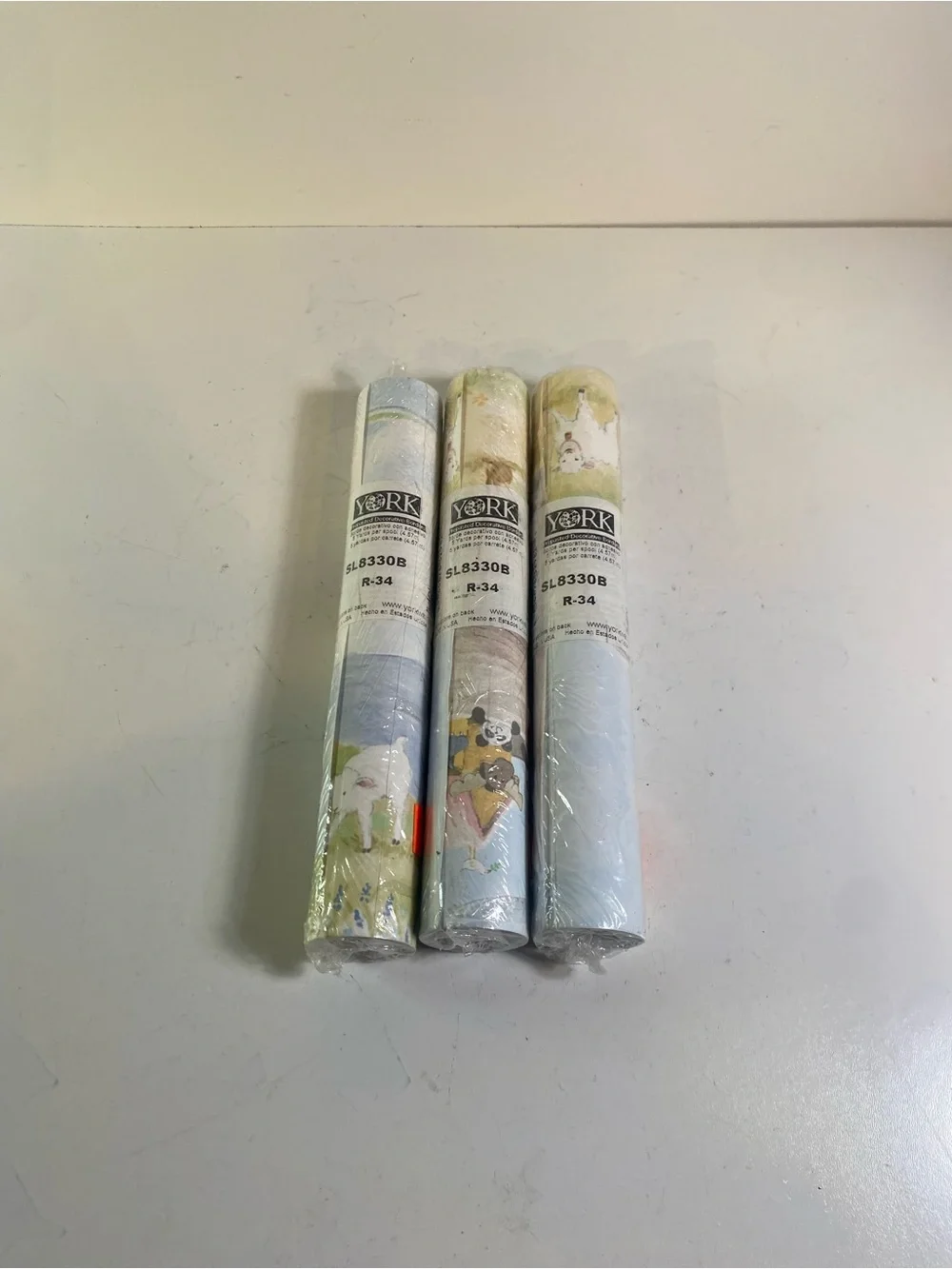 York Pastel Noah's Ark And Crew Wallpaper Border SL8330b 3 Rolls 15 Feet Each